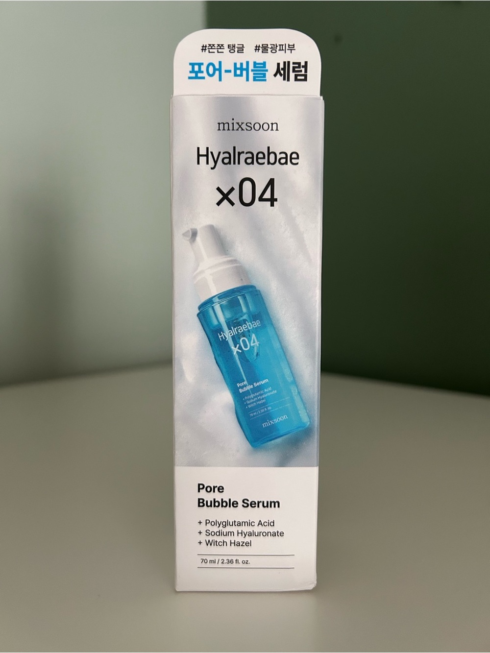 mixsoon Hyalraebae x04 Pore Bubble Serum — Blue